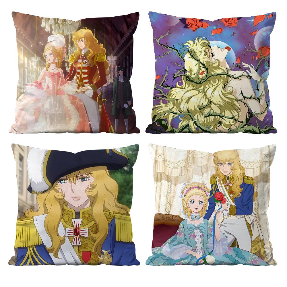Versailles Home Textiles - Vintage Anime R-Versailles'ın Gülü Yastık Kılıfı