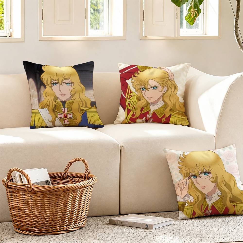 Versailles Home Textiles - V-Versailles Gülü Lady Oscar Yastık Kılıfı