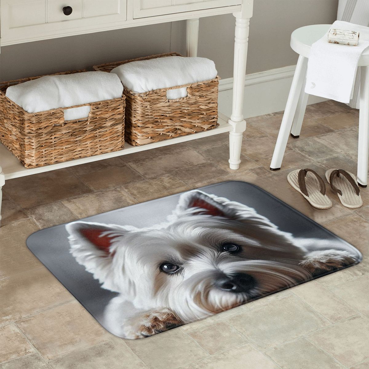 Highland Home Textiles - Sevimli West Highland White Terrier Köpek
