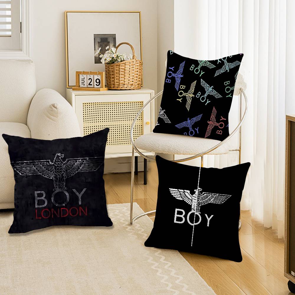 Home Textiles London - Klasik B-Boy L-London Logo Yastık Kılıfları