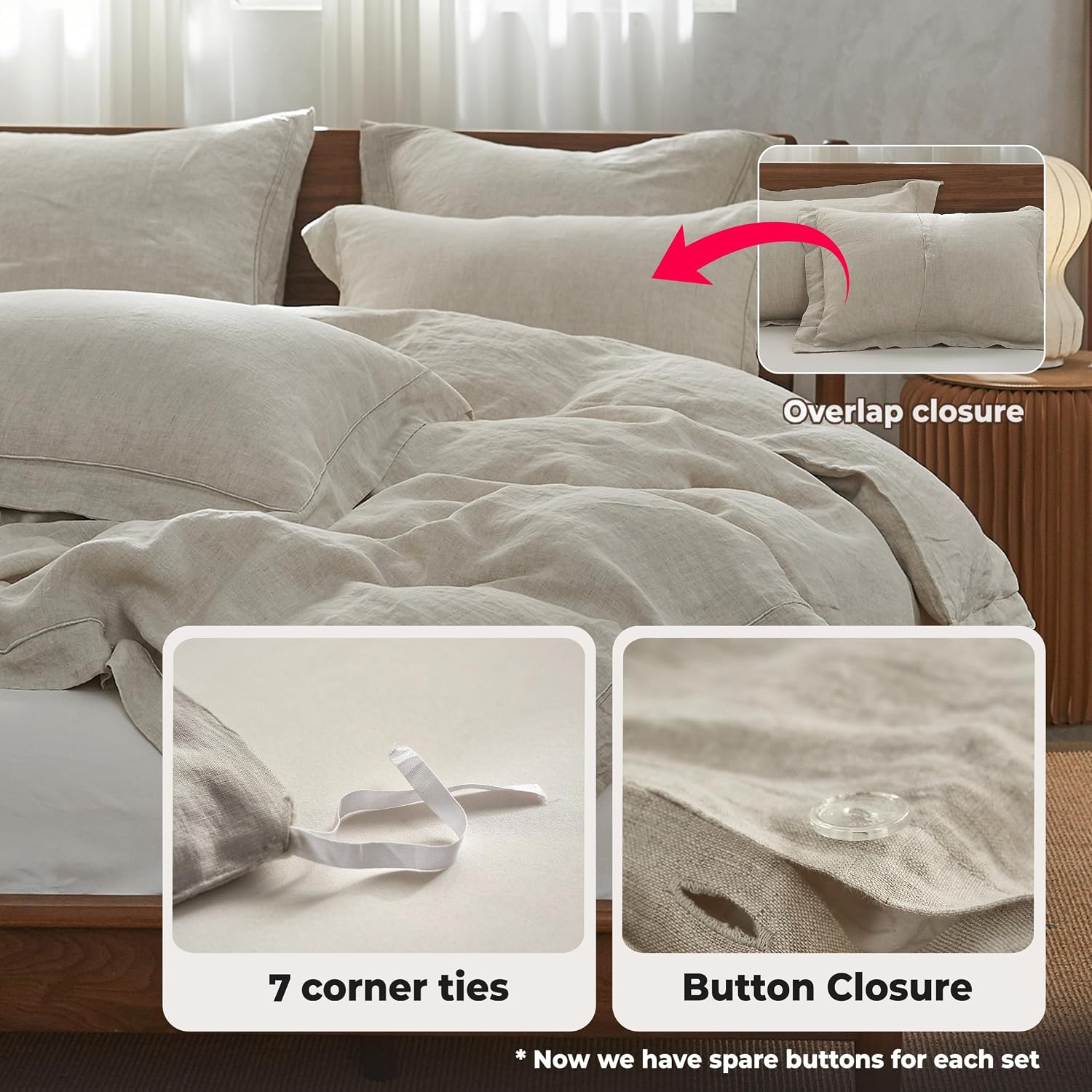 Saf Yıkanmış Keten Yorgan Seti - Linen Duvet Cover incelemesi ve fiyatı