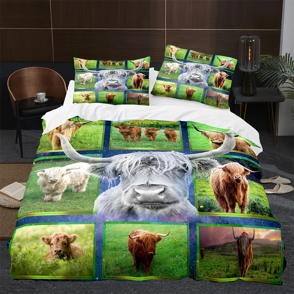 Yayla inek sığır çiftlik evi h - Highland Home Textiles incelemesi ve fiyatı