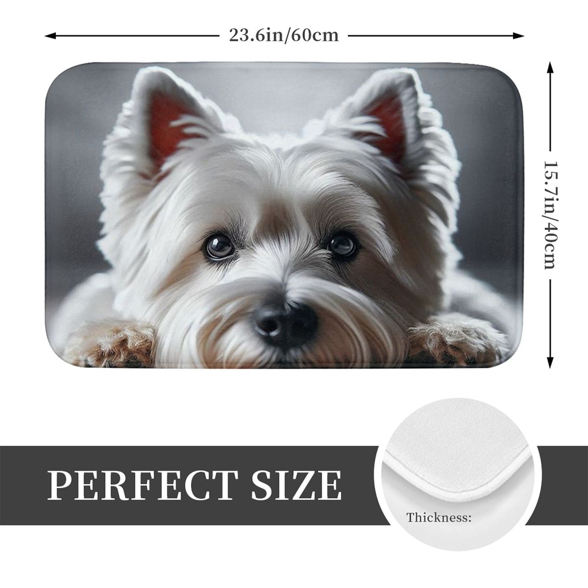 Sevimli West Highland White Te - Highland Home Textiles incelemesi ve fiyatı