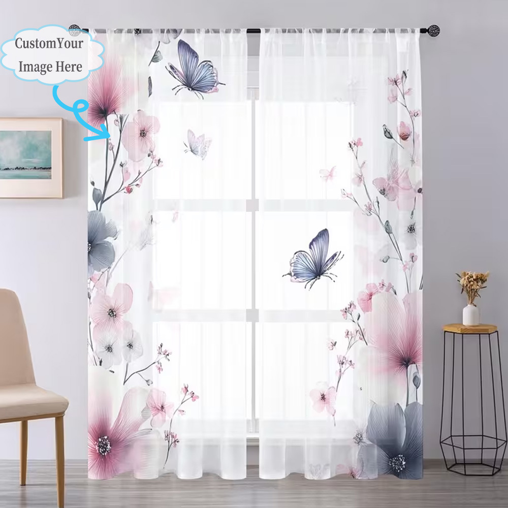 Özel Tasarım 2D Düz 2 Parça Şe - Home Textiles Curtains incelemesi ve fiyatı
