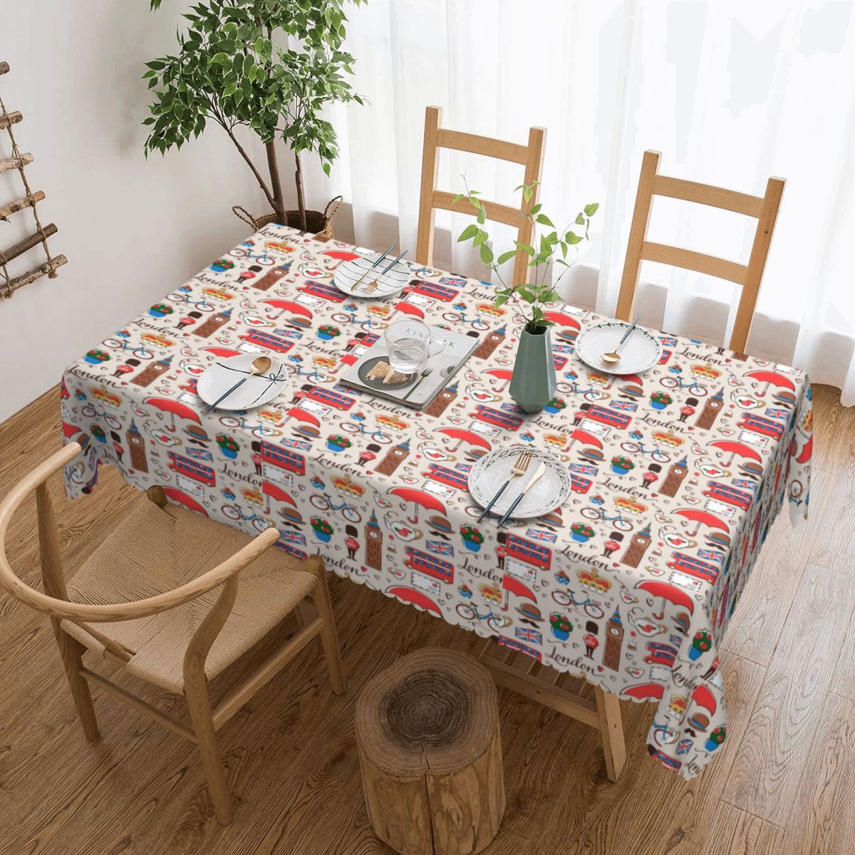 Londra desen dikdörtgen masa ö - Home Textiles London incelemesi ve fiyatı