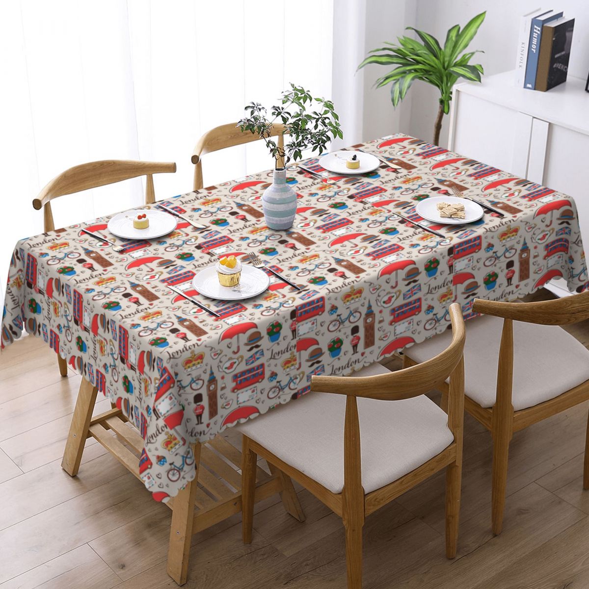 Londra desen dikdörtgen masa ö - Home Textiles London incelemesi ve fiyatı