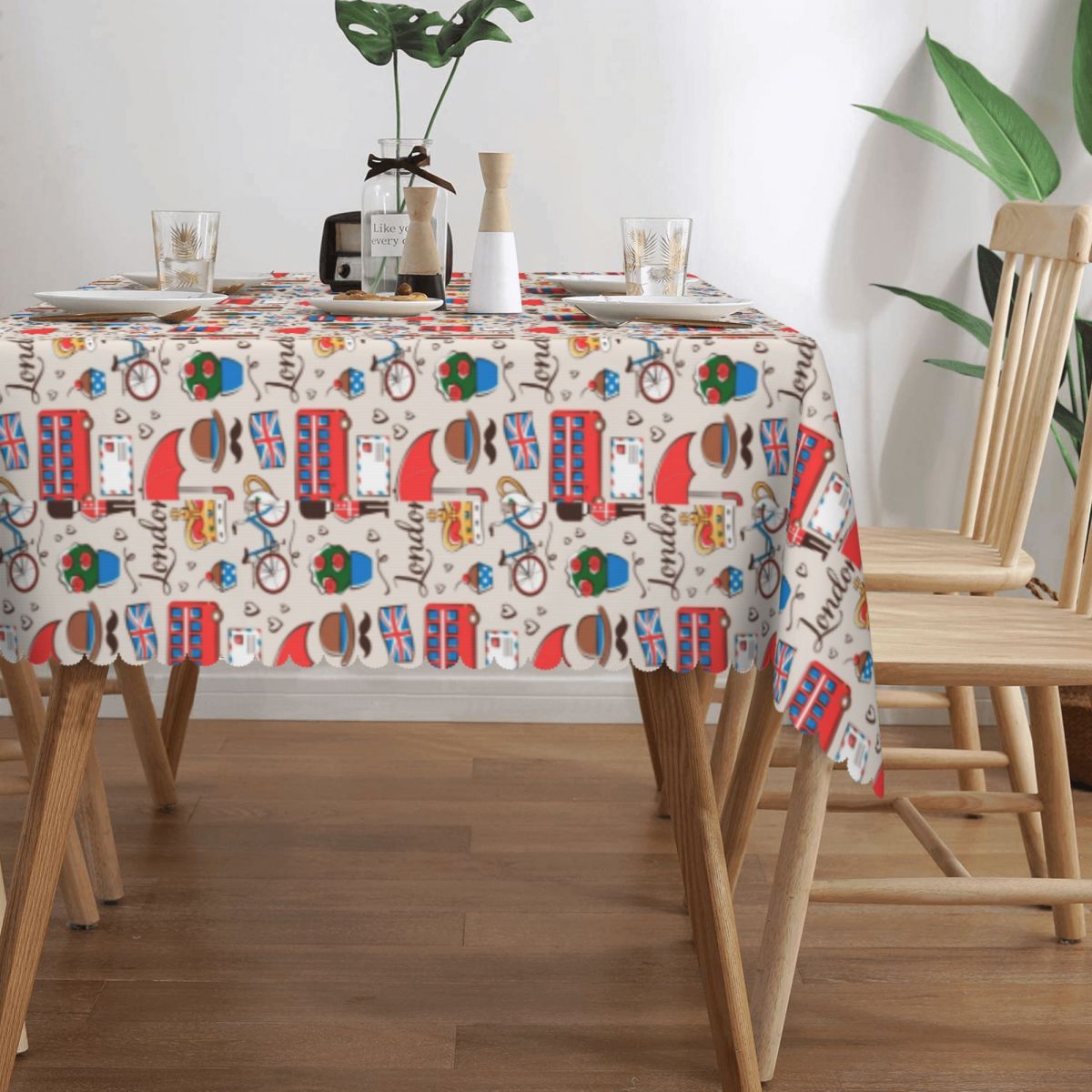 Londra desen dikdörtgen masa ö - Home Textiles London incelemesi ve fiyatı