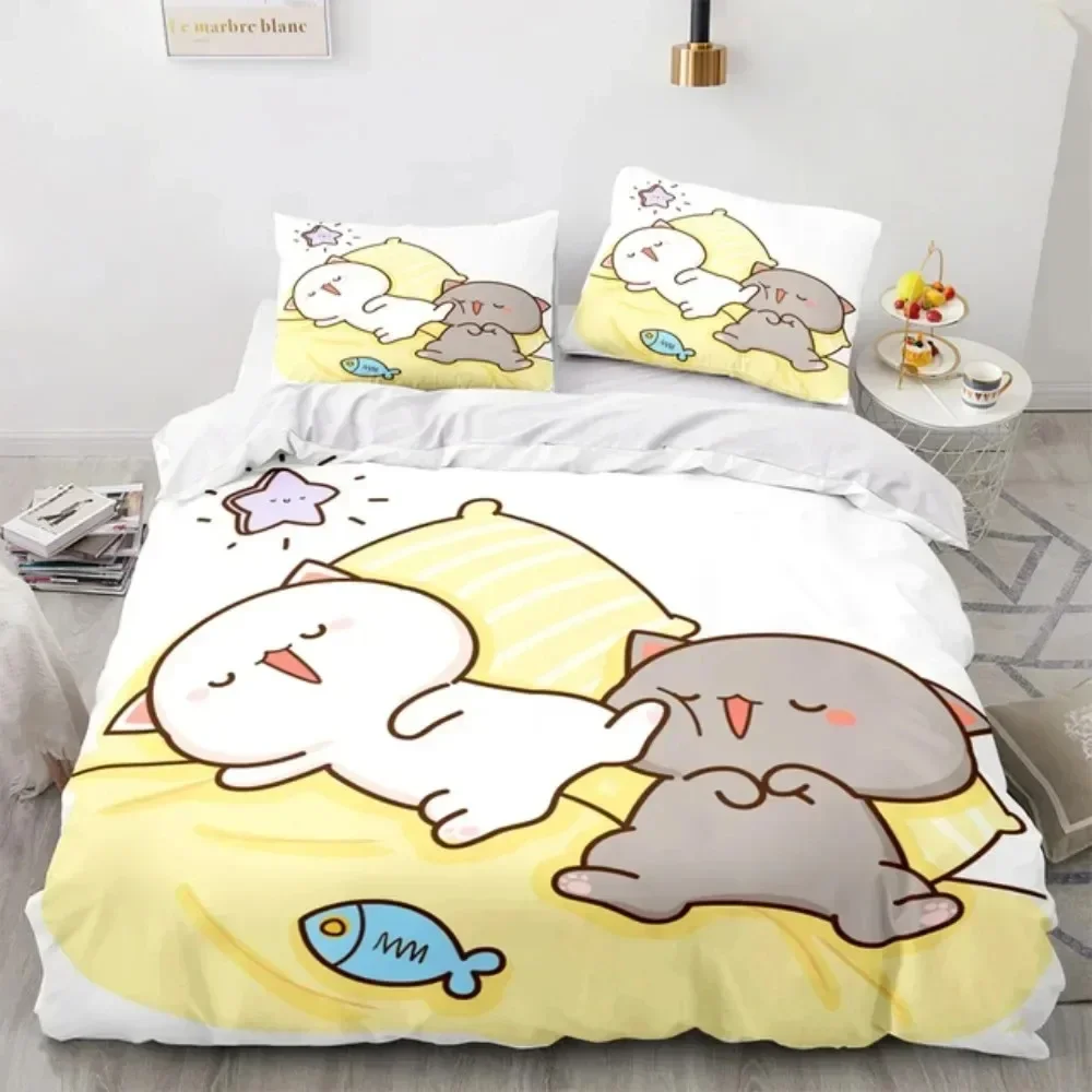 3D Çizgi Film Sevimli Şeftali  - Linen Duvet Cover incelemesi ve fiyatı