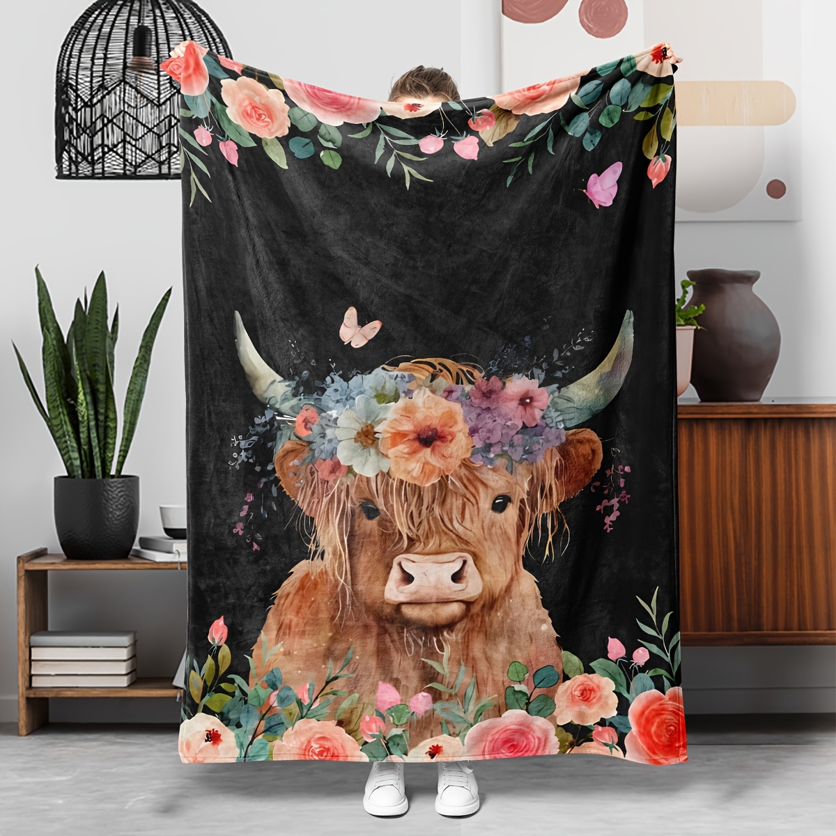 Flanel Atma Battaniyesi: Çiçek - Highland Home Textiles incelemesi ve fiyatı