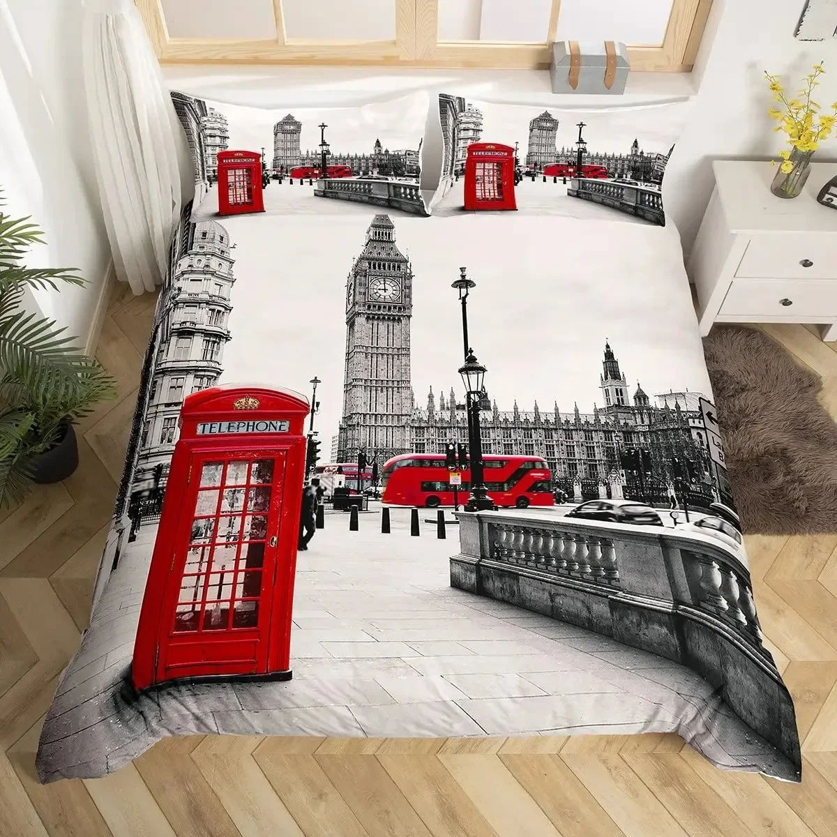 Londra Telefon Kulübesi Big Be - Home Textiles London incelemesi ve fiyatı