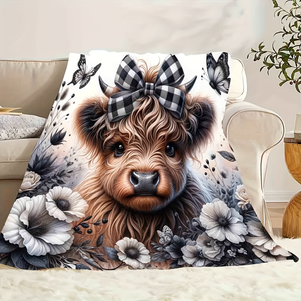 Yayla İnek Ekose Battaniye - S - Highland Home Textiles incelemesi ve fiyatı