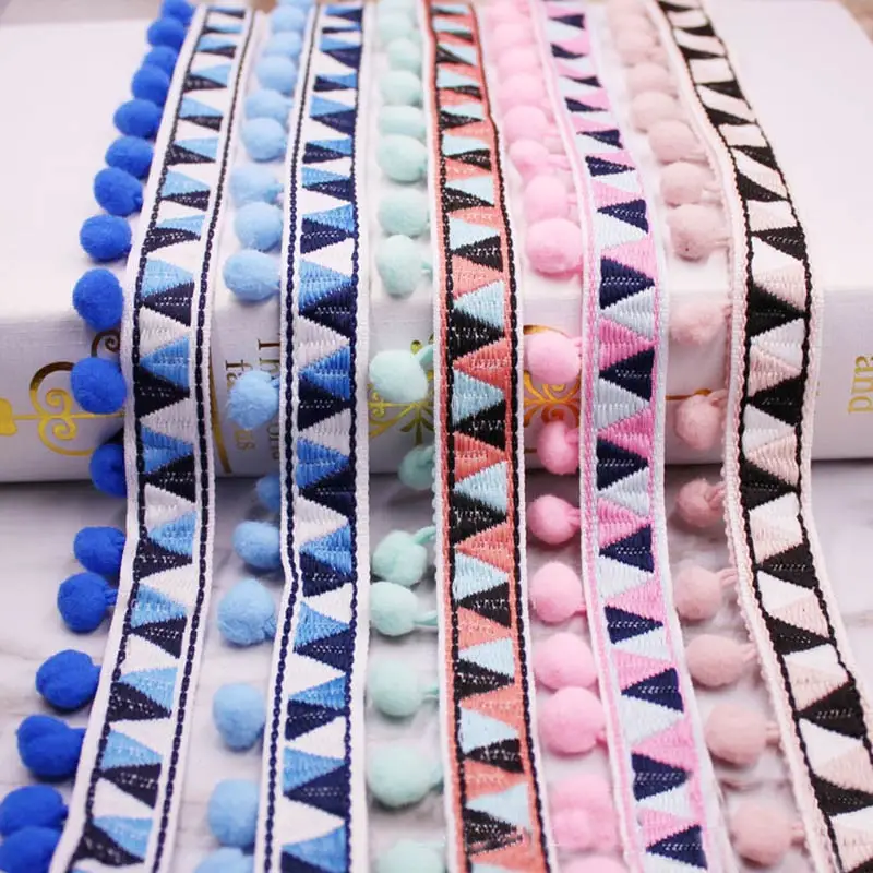 1-10Yards ponponlar dantel Tri - Home Ec Textiles incelemesi ve fiyatı