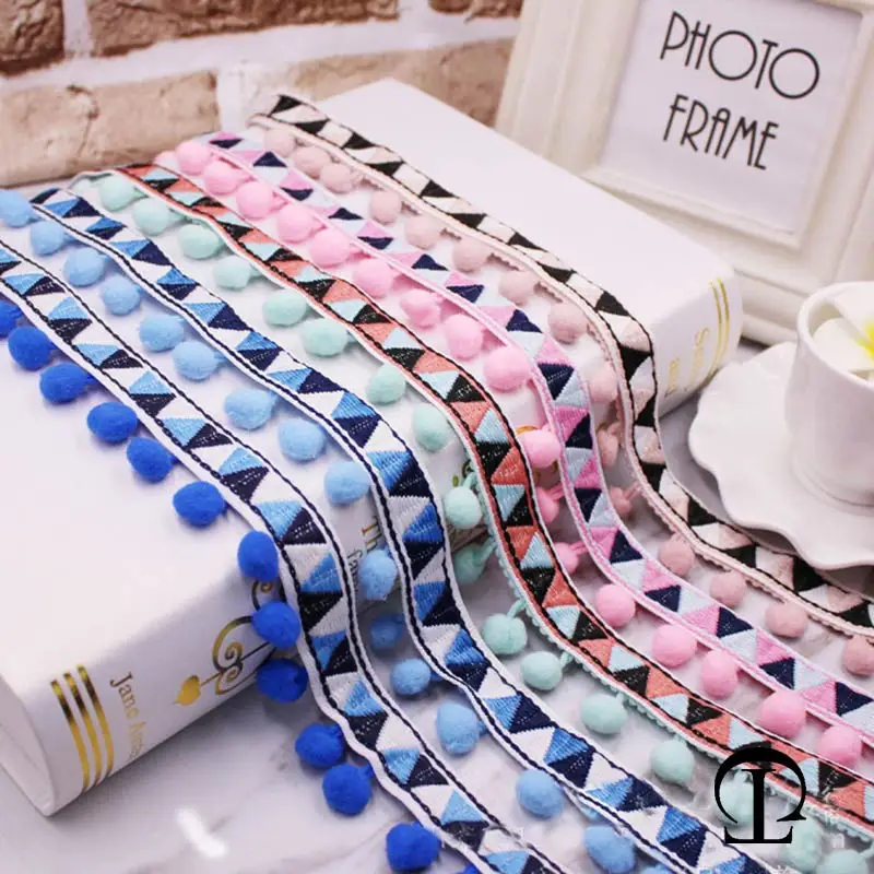 1-10Yards ponponlar dantel Tri - Home Ec Textiles incelemesi ve fiyatı
