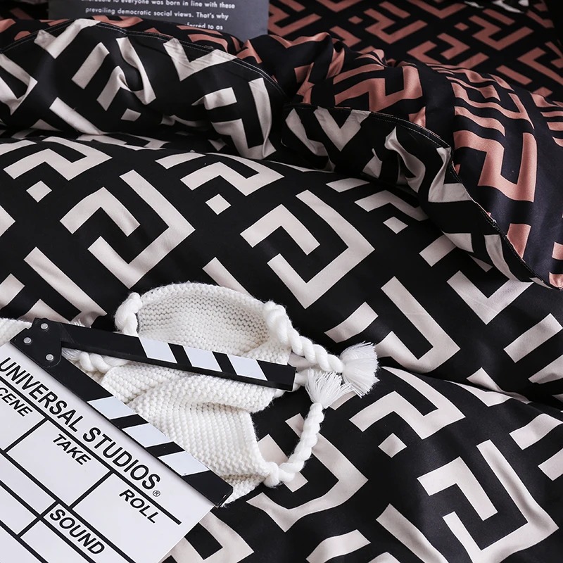 Yastık kılıfı ile lüks siyah y - Linen Duvet Cover incelemesi ve fiyatı