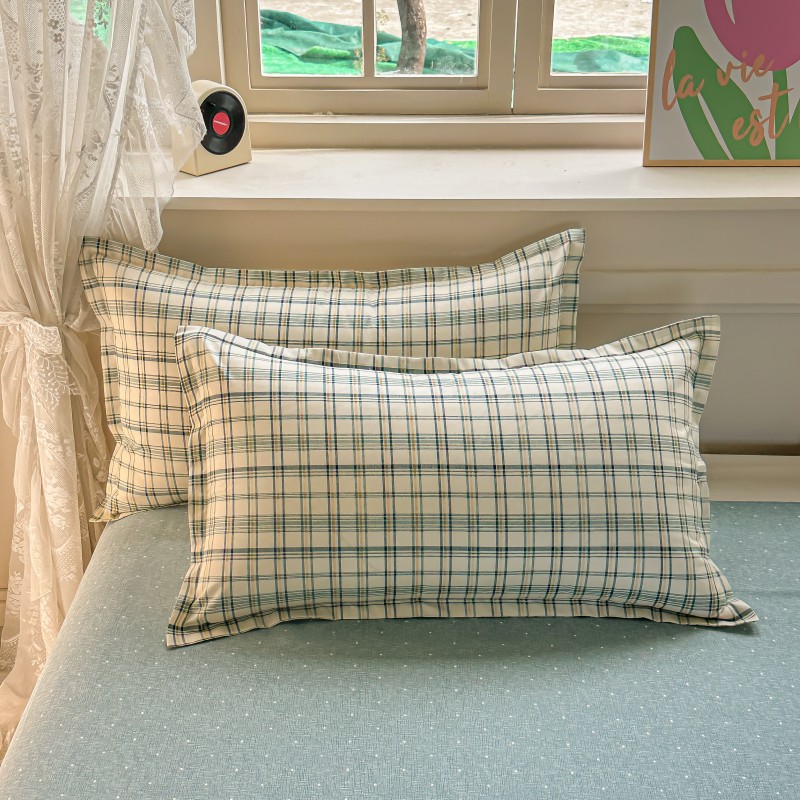 4 Parça Yeşil Ekose Nevresim T - Linen Duvet Cover incelemesi ve fiyatı