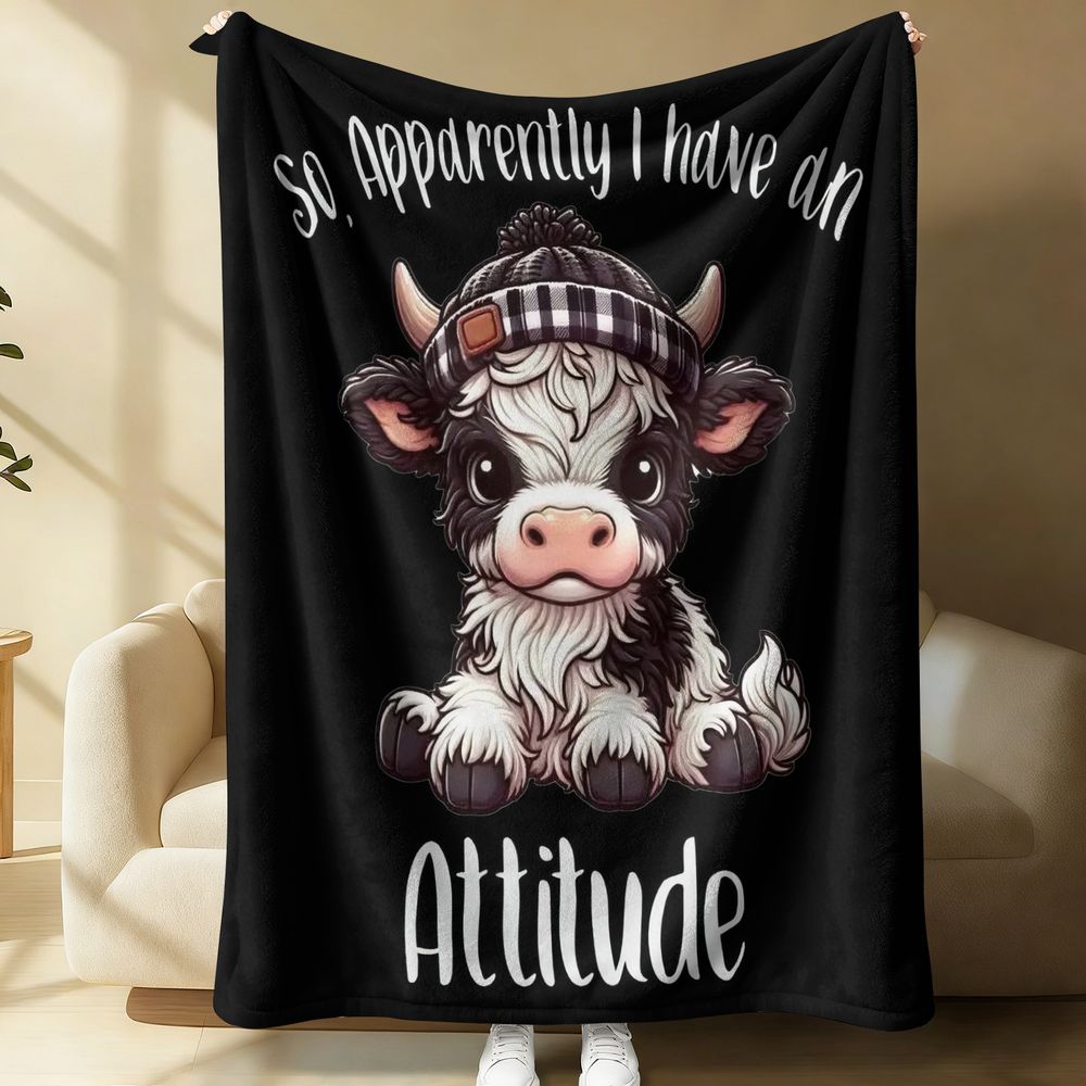 Yayla Sığırı Flanel Battaniye  - Highland Home Textiles incelemesi ve fiyatı