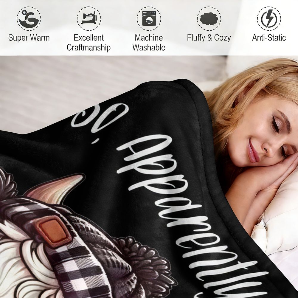Yayla Sığırı Flanel Battaniye  - Highland Home Textiles incelemesi ve fiyatı